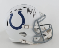 Riley Leonard Signed Colts Full-Size Speed Helmet Inscribed "For The Shoe" (JSA) at PristineAuction.com