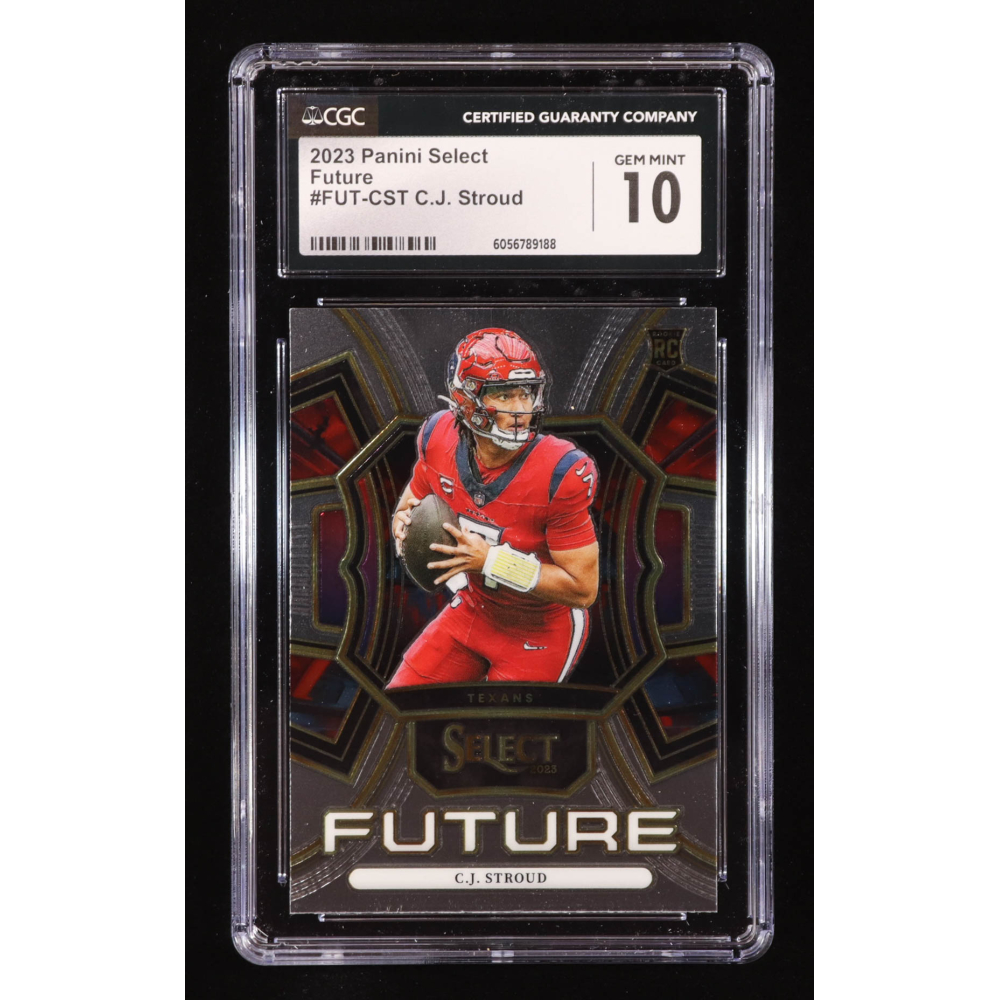 CJ Stroud 2023 Select Select Future #8 RC (CGC 10) at PristineAuction.com