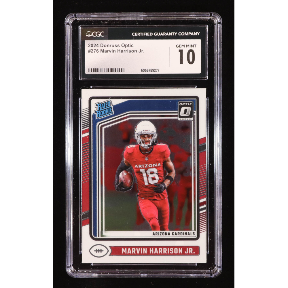 Marvin Harrison Jr. 2024 Donruss Optic #276 RR RC (CGC 10) at PristineAuction.com