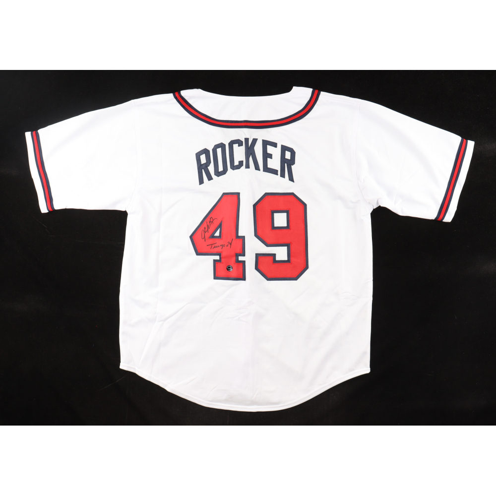 John Rocker Signed Jersey Inscribed "Trump 24" (Authentic Ink) at PristineAuction.com
