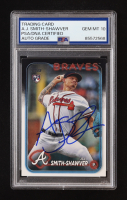 A.J. Smith-Shawver Signed 2024 Topps #117 RC (PSA | Auto 10) at PristineAuction.com