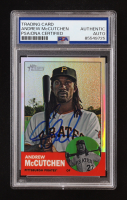 Andrew McCutchen Signed 2012 Topps Heritage Chrome Refractors #HP79 #248/563 (PSA Authentic) at PristineAuction.com