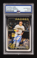 Jackson Merrill Signed 2024 Topps Update #US169 RC (PSA Authentic) at PristineAuction.com