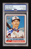 Dylan Crews Signed 2025 Topps Heritage #247 RC (PSA Authentic) at PristineAuction.com