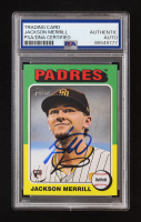 Jackson Merrill Signed 2024 Topps Heritage #689 RC (PSA Authentic) at PristineAuction.com