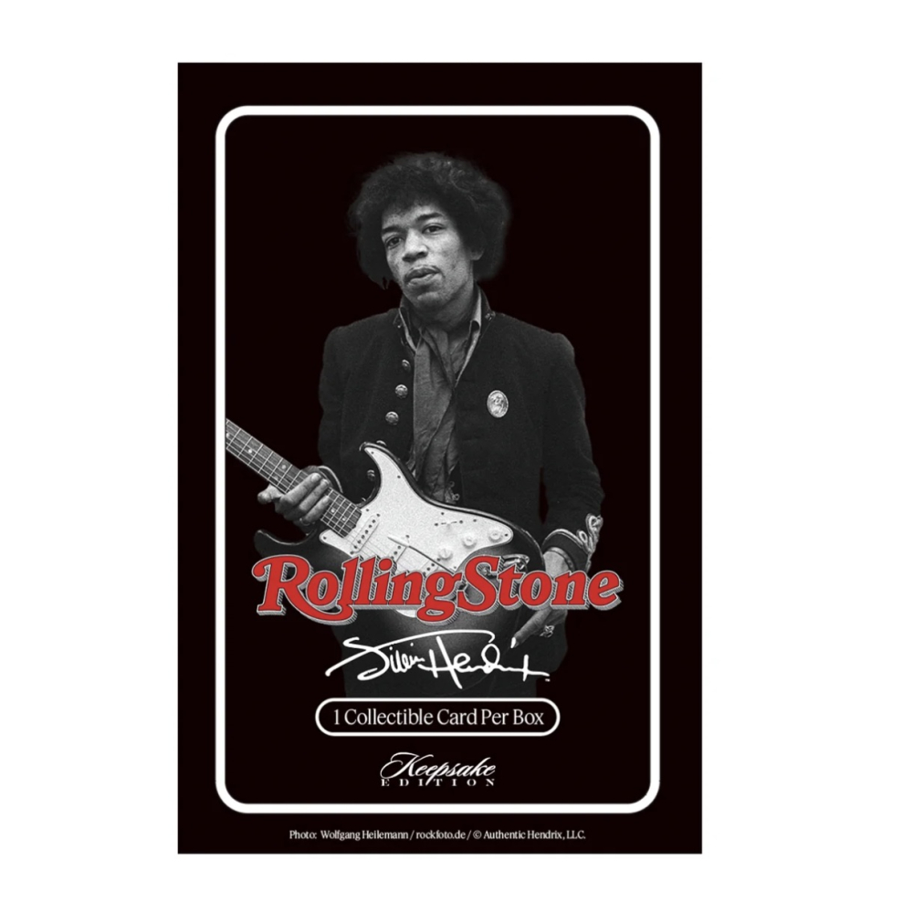 2025 Jimi Hendrix Rolling Stone Keepsake Edition with (1) Card at PristineAuction.com