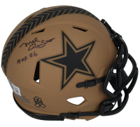 Mel Renfro Signed Cowboys Salute to Service Alternate Speed Mini Helmet Inscribed "HOF 96" (Beckett) at PristineAuction.com