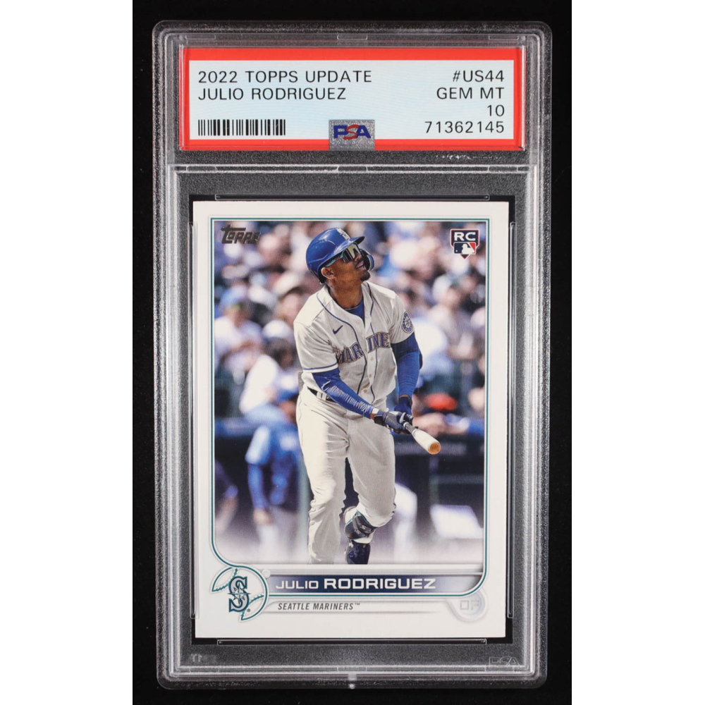 Julio Rodriguez 2022 Topps Update #US44 RC (PSA 10) at PristineAuction.com