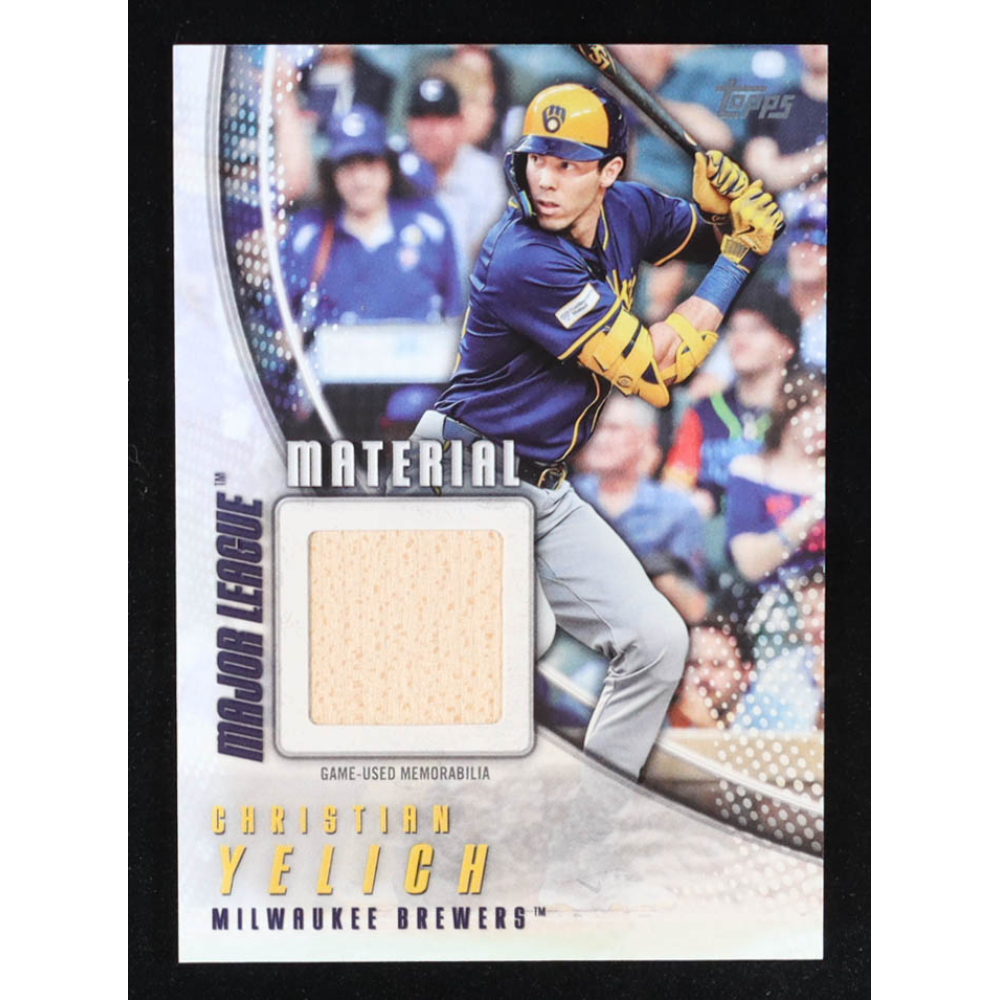 Christian Yelich 2025 Topps Major League Materials #MLMCY at PristineAuction.com