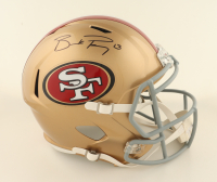 Brock Purdy Signed 49ers Full-Size Speed Helmet (Fanatics) at PristineAuction.com