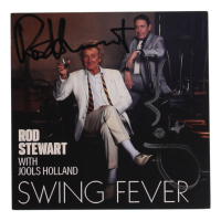 Rod Stewart & Jools Holland Signed "Swing Fever" CD Album Insert (JSA) at PristineAuction.com