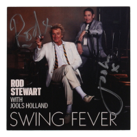 Rod Stewart & Jools Holland Signed "Swing Fever" CD Album Insert (JSA) at PristineAuction.com