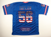 Lawrence Taylor Signed Career Highlight Stat Jersey (JSA) at PristineAuction.com