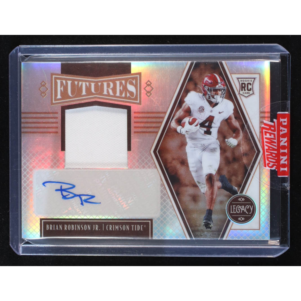 Brian Robinson Jr. 2022 Panini Legacy Futures Jersey Autograph #FPBR #138/249 RC at PristineAuction.com