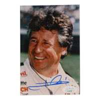 Mario Andretti Signed Formula One 4x6 Photo (JSA) at PristineAuction.com