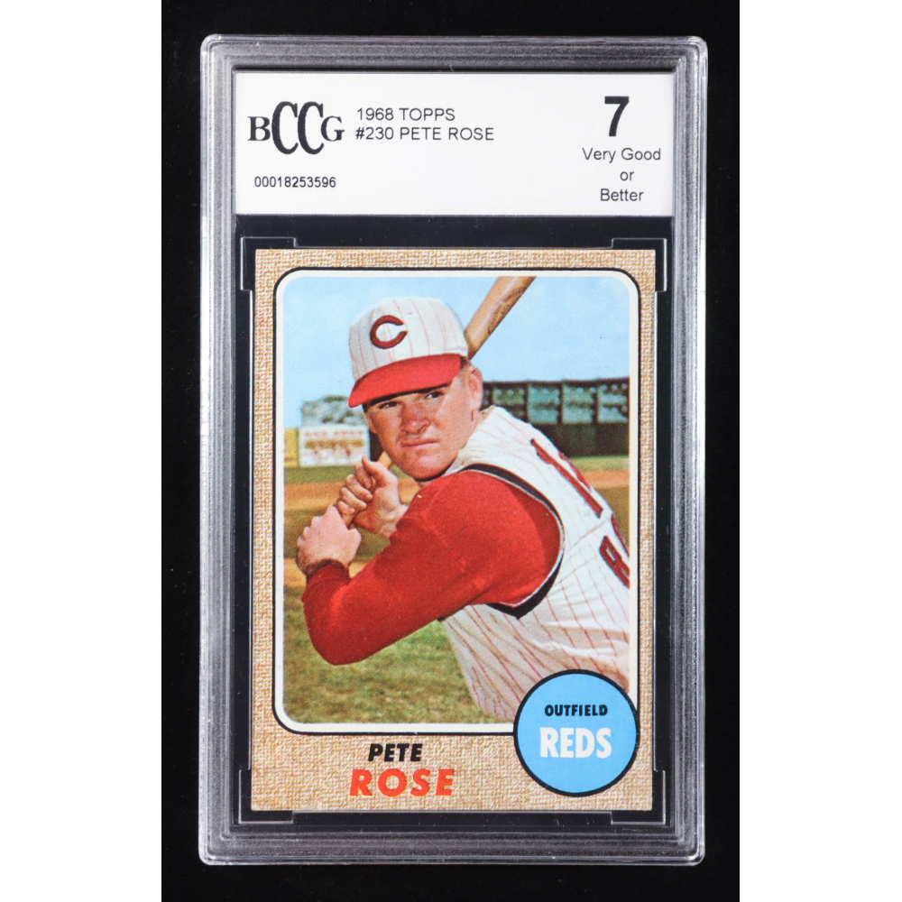 Pete Rose 1968 Topps #230 (BCCG 7) at PristineAuction.com