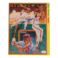 Pete Rose Signed 1982 Phillies Calendar Magazine (JSA) at PristineAuction.com