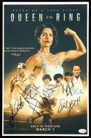 "Queen Of The Ring" 11x17 Photo Cast-Signed By (6) With Ash Avildsen, Emily Bett Rickards, Francesca Eastwood & Gavin Casalegno (AutographCOA) at PristineAuction.com