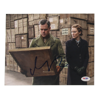 Matt Damon Signed "The Monuments Men" 8x10 Photo (PSA) at PristineAuction.com