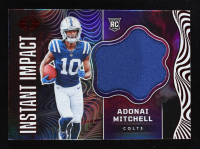 Adonai Mitchell 2024 Panini Illusions Instant Impact Jerseys #19 RC at PristineAuction.com