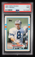 Troy Aikman 1989 Topps Traded #70T RC (PSA 9) at PristineAuction.com