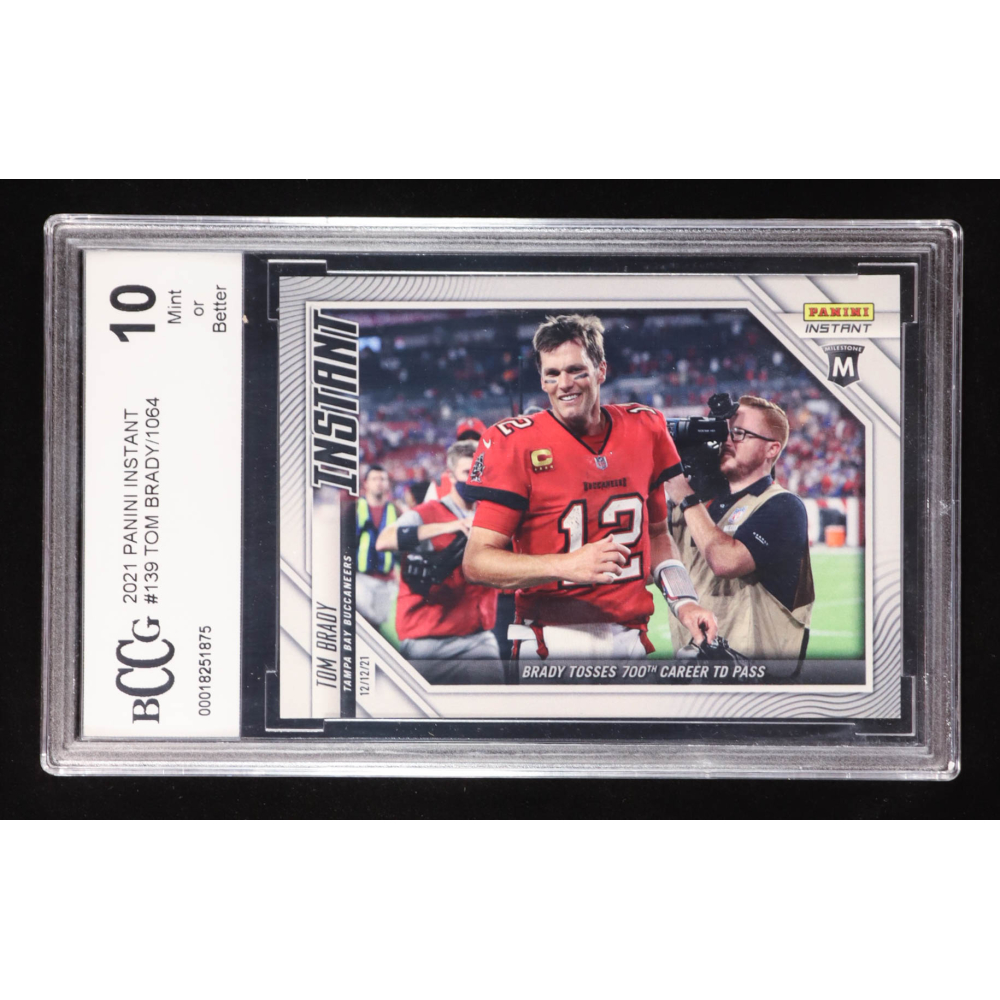 Tom Brady 2021 Panini Instant #139 (BCCG 10) at PristineAuction.com