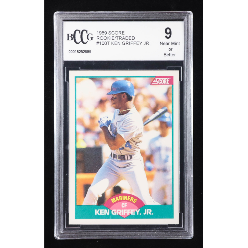 Ken Griffey Jr. 1989 Score Rookie/Traded #100T RC (BCCG 9) at PristineAuction.com