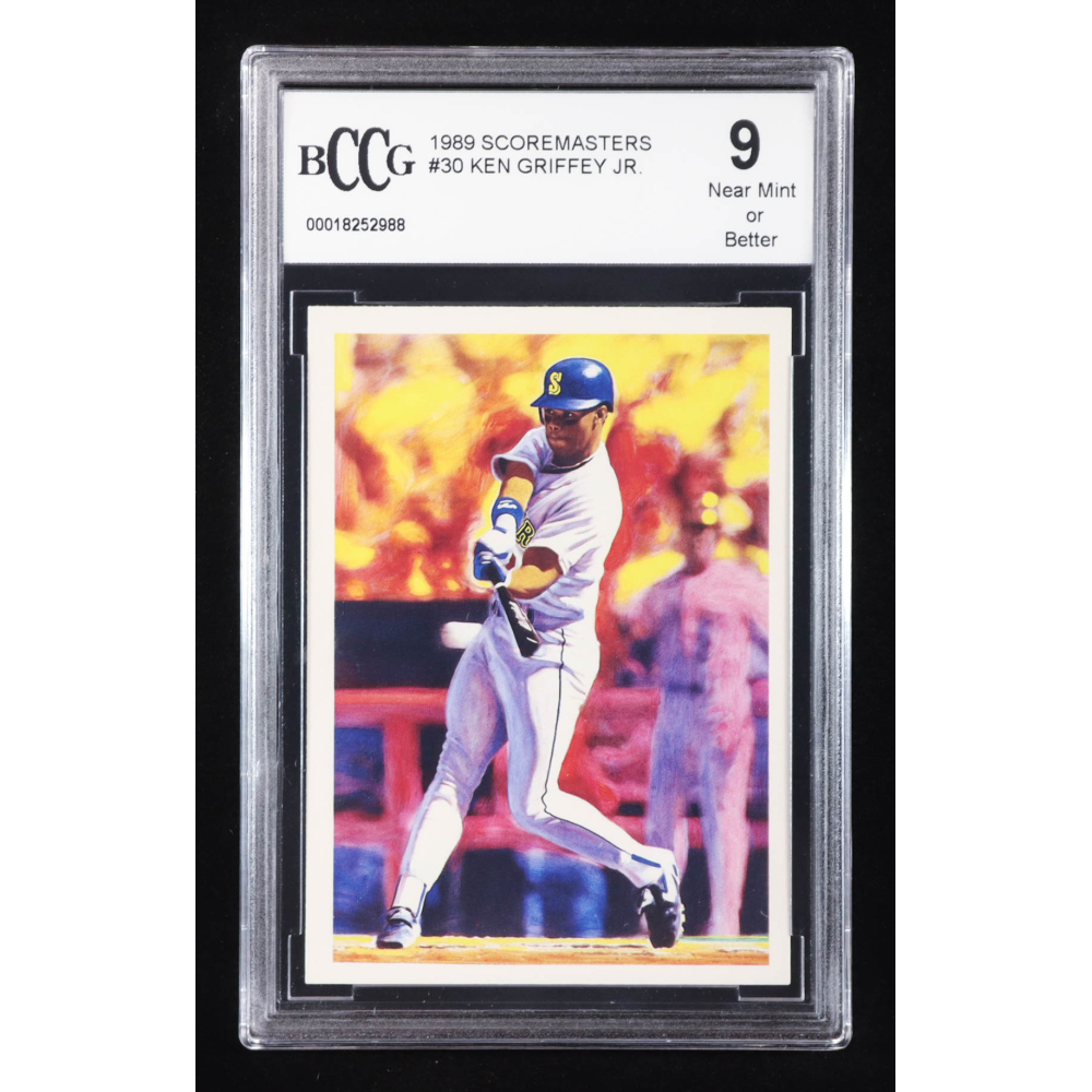 Ken Griffey Jr. 1989 Scoremasters #30 RC (BCCG 9) at PristineAuction.com