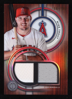 Mike Trout 2025 Topps Tribute Dual Relics #DRMT #166/199 at PristineAuction.com