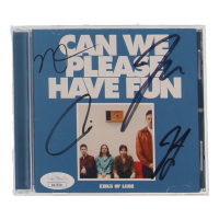 Caleb, Jared, Nathan, & Matthew Followill Signed Kings of Leon "Can We Please Have Fun" CD Album (JSA) at PristineAuction.com