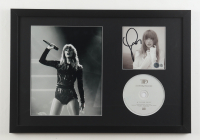 Taylor Swift Signed Custom Framed "The Tortured Poets Department" CD Album Insert Display With Disc (Beckett) at PristineAuction.com