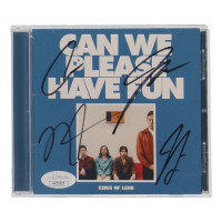 Caleb, Jared, Nathan, & Matthew Followill Signed Kings of Leon "Can We Please Have Fun" CD Album (JSA) at PristineAuction.com