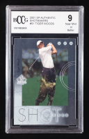 Tiger Woods 2001 SP Authentic Shotmakers #S1 RC (BCCG 9) at PristineAuction.com