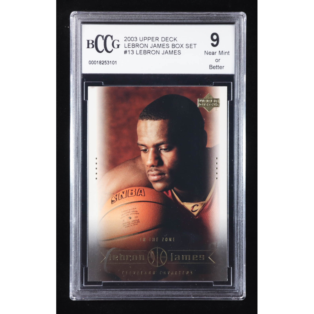 LeBron James 2003 Upper Deck LeBron James Box Set #13 RC / In the Zone (BCCG 9) at PristineAuction.com