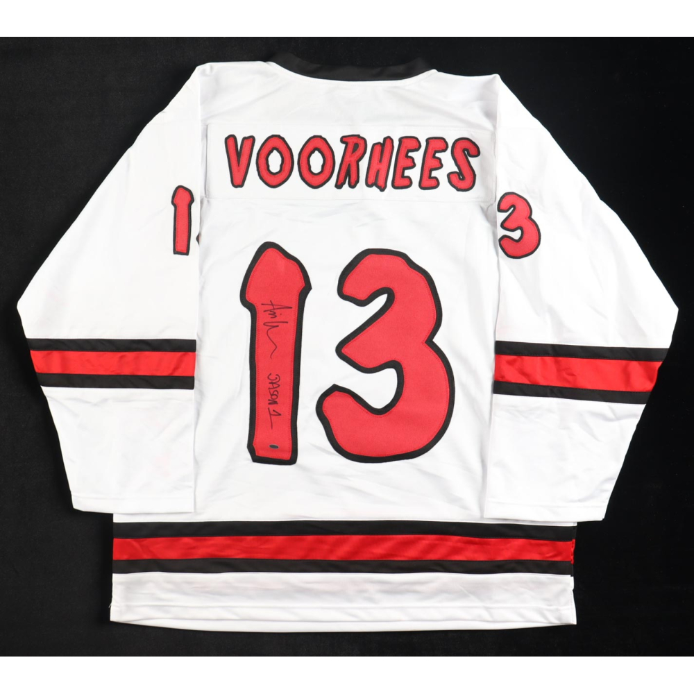 Ari Lehman Signed Jersey Inscribed "Jason 1" (OKAuthentics) at PristineAuction.com