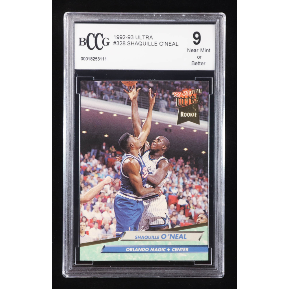 Shaquille O'Neal 1992-93 Ultra #328 RC (BCCG 9) at PristineAuction.com