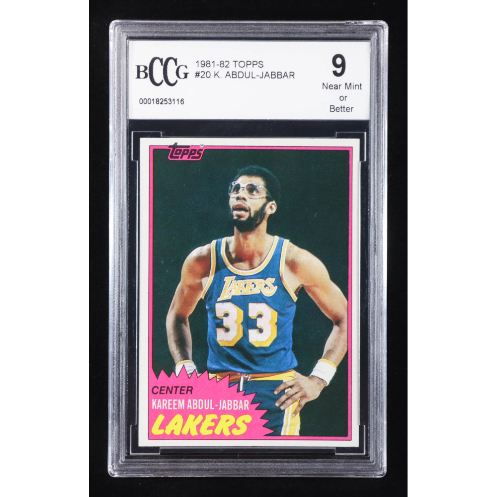 Kareem Abdul-Jabbar 1981-82 Topps #20 (BCCG 9) at PristineAuction.com
