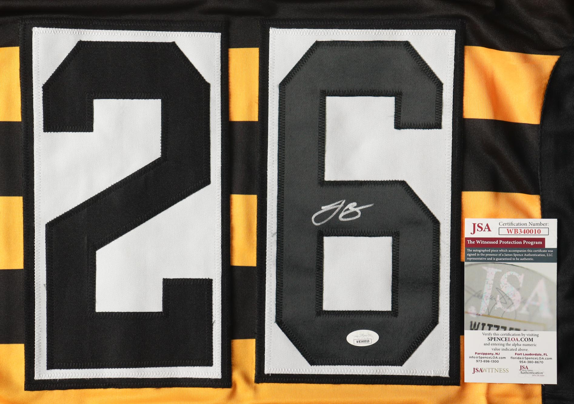 LeVeon Bell Signed Jersey (JSA) at PristineAuction.com LeVeon Bell Signed Jersey (JSA) at PristineAuction.com