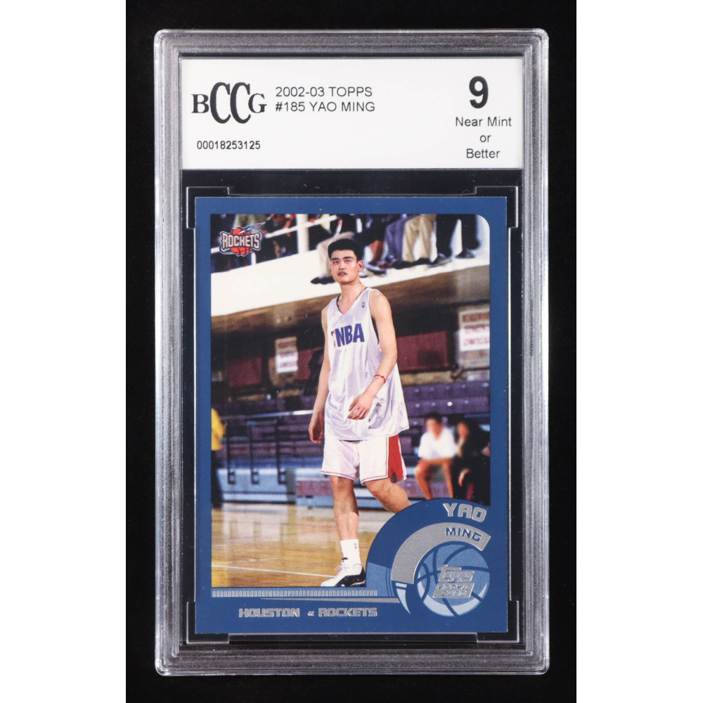 Yao Ming 2002-03 Topps #185 RC (BCCG 9) at PristineAuction.com