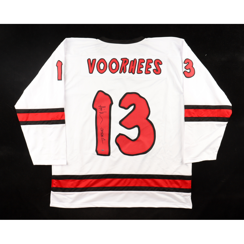Ari Lehman Signed Jersey Inscribed "Jason 1" (OKAuthentics) at PristineAuction.com