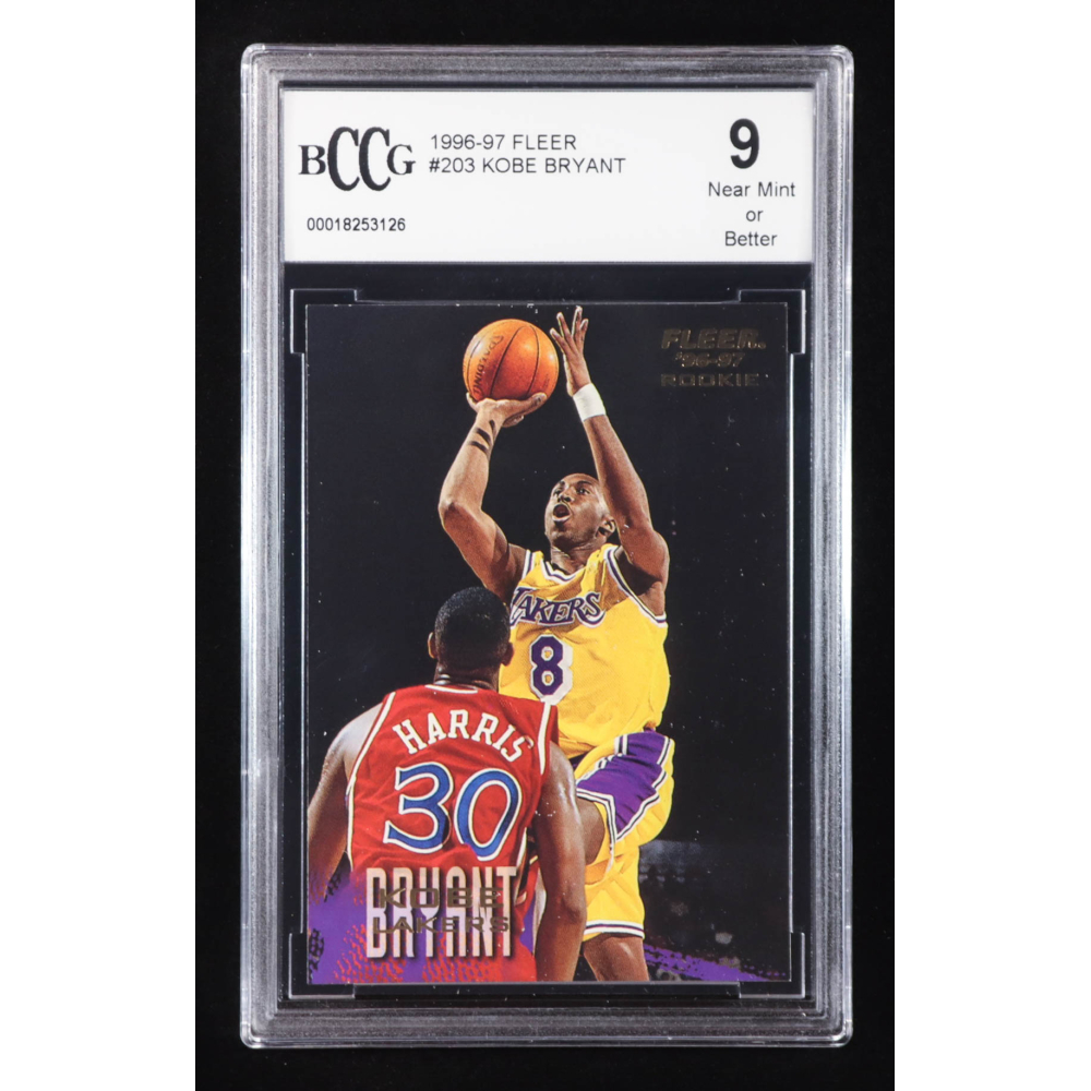 Kobe Bryant 1996-97 Fleer #203 RC (BCCG 9) at PristineAuction.com