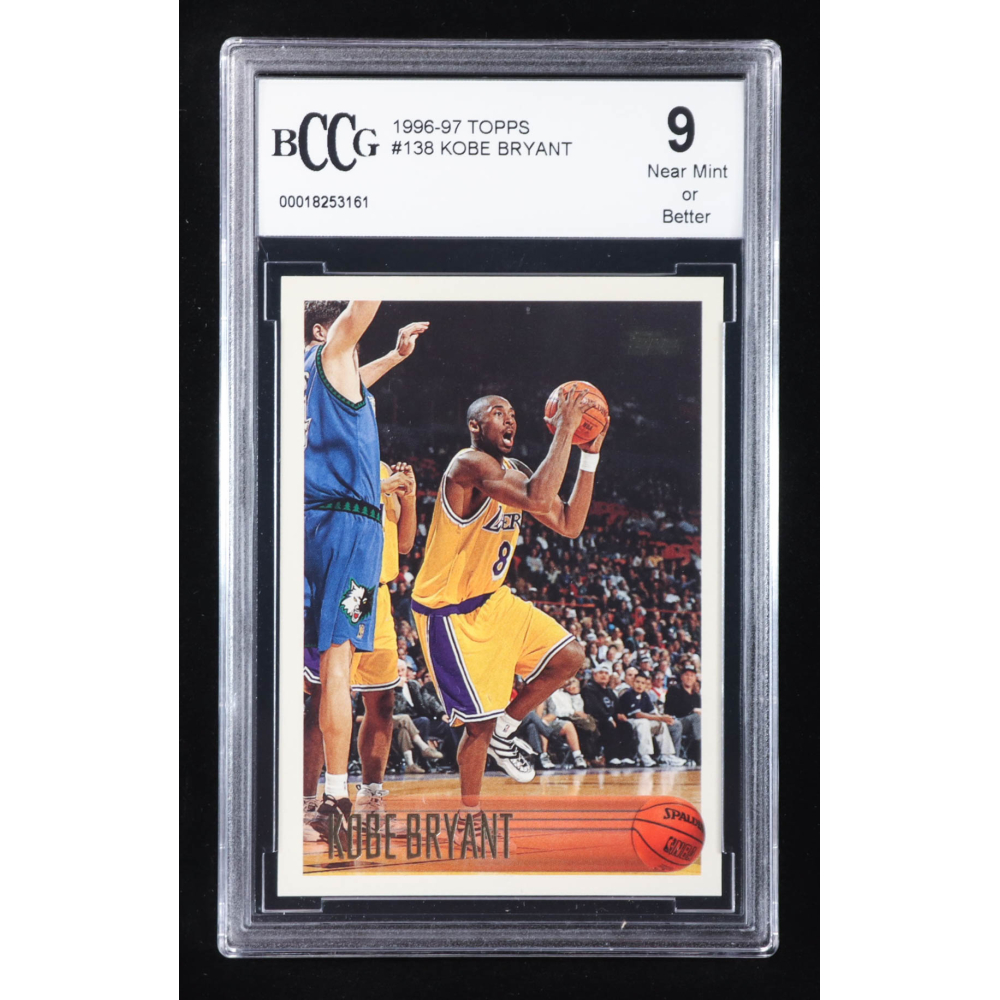 Kobe Bryant 1996-97 Topps #138 RC (BCCG 9) at PristineAuction.com