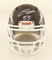 Braden Fiske Signed Western Michigan Broncos Speed Mini Helmet (Beckett) at PristineAuction.com