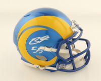 Braden Fiske Signed Rams Speed Mini Helmet (Beckett) at PristineAuction.com