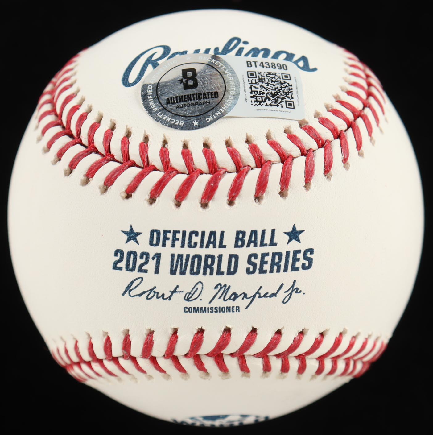 Jorge Soler Signed 2021 World Series Baseball Inscribed "2021 WS MVP" (Beckett) at PristineAuction.com Jorge Soler Signed 2021 World Series Baseball Inscribed "2021 WS MVP" (Beckett) at PristineAuction.com