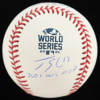 Jorge Soler Signed 2021 World Series Baseball Inscribed "2021 WS MVP" (Beckett) at PristineAuction.com