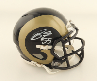 Braden Fiske Signed Rams Speed Mini Helmet (Beckett) at PristineAuction.com