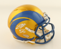 Braden Fiske Signed Rams Flash Alternate Speed Mini Helmet (Beckett) at PristineAuction.com