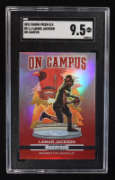 Lamar Jackson 2021 Panini Prizm Draft Picks On Campus #22 (SGC 9.5) at PristineAuction.com