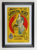 1967 "Grateful Dead" Avalon Ballroom Concert Custom Framed Poster Display at PristineAuction.com